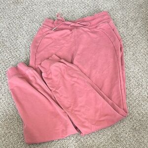 Lululemon Athletica Pink Track Pants with Relaxed Fit